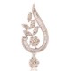 Beautifully Crafted Diamond Pendant Set with Matching Earrings in 18k gold with Certified Diamonds - PD1360P